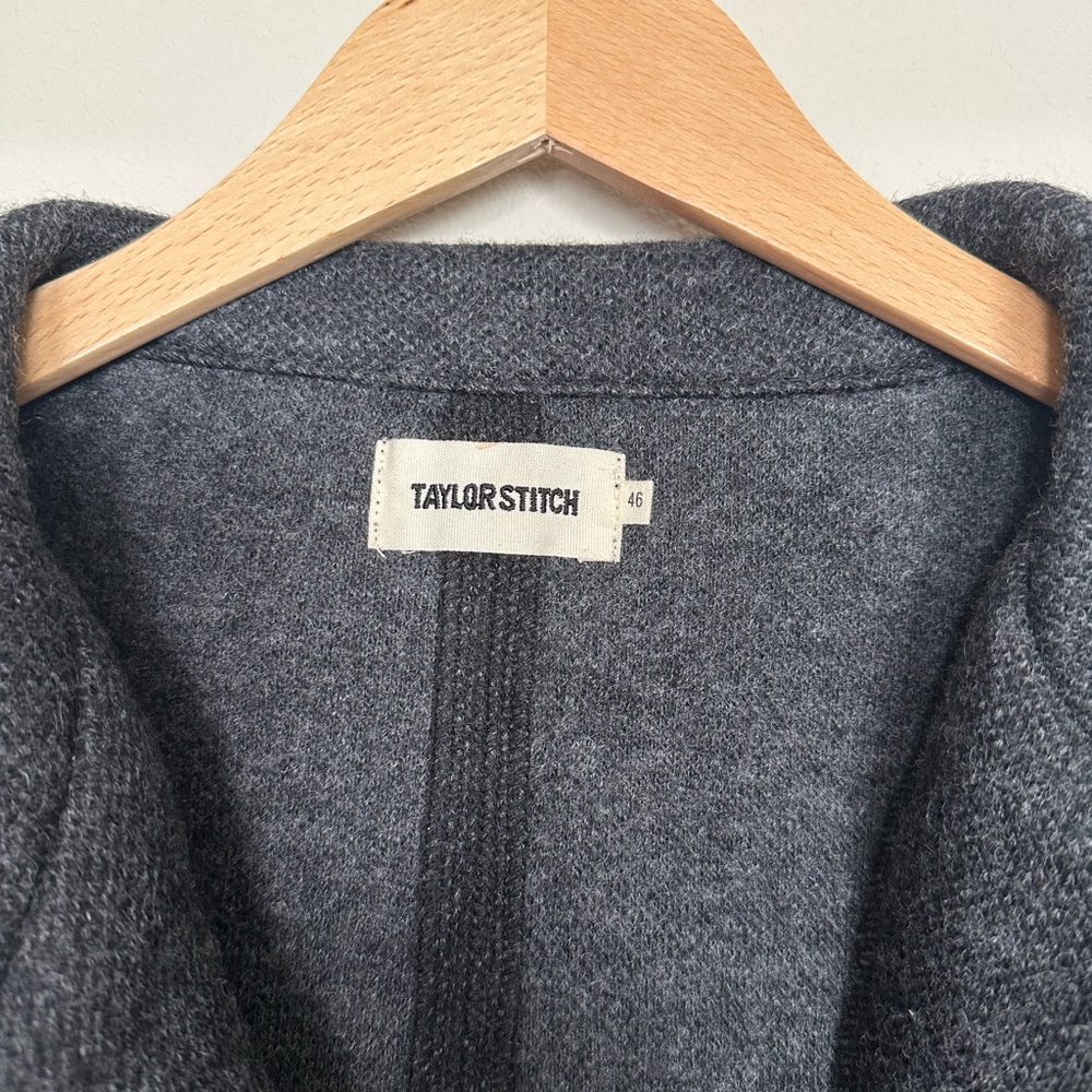 Taylor Stitch Charcoal Wool Outerwear